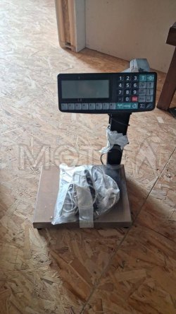 Весы товарные с печатью штрихкодов, модель мк-15.2-rp10, 2023 года выпуска, б/у 