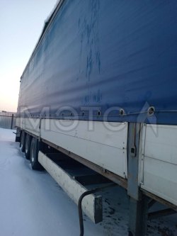 Полуприцеп с бортовой платформой Krone SD с тентом, 2008 года 